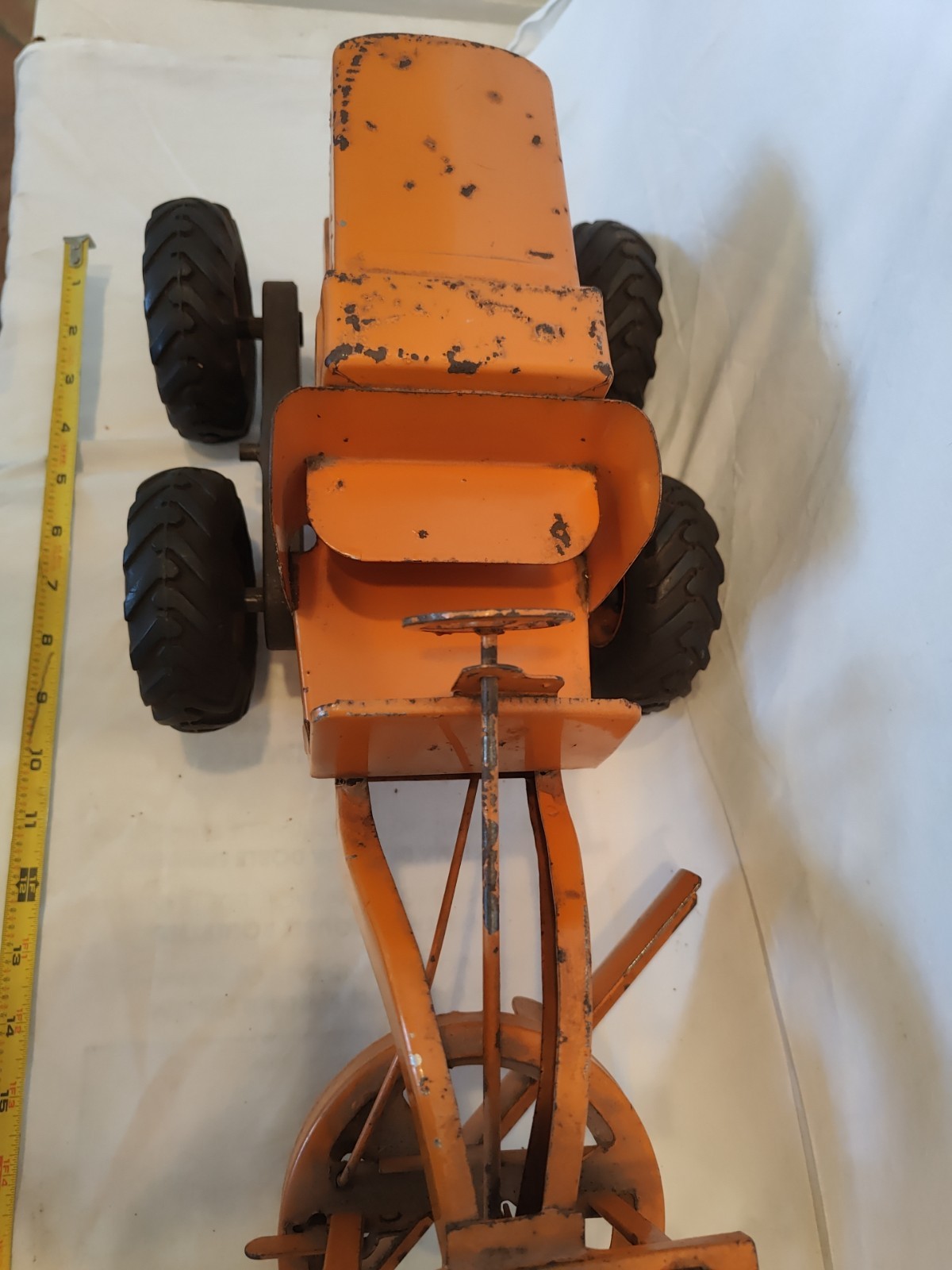 Doepke Model Toys Adams Road Grader Diesel Motor Steel 1950’s Vintage Fair Cond.