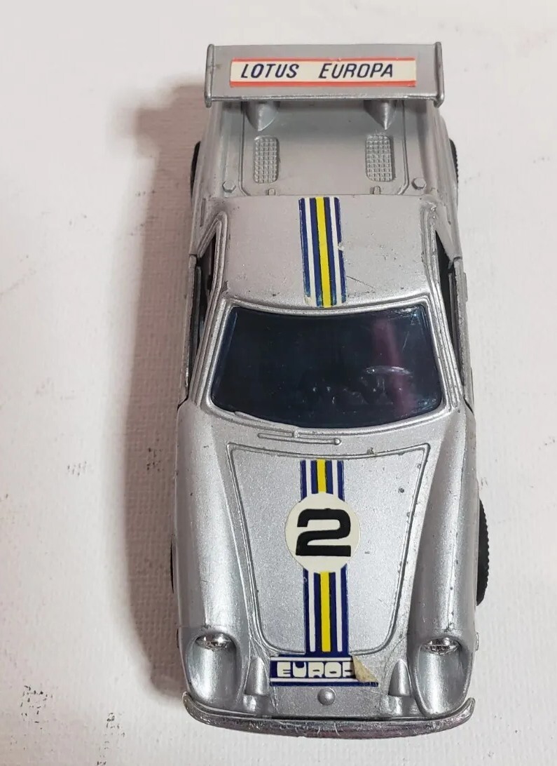 Lotus Europa Shinsei Mini Power 1:37 Scale Jet Machines Silver. Vintage 1980’s