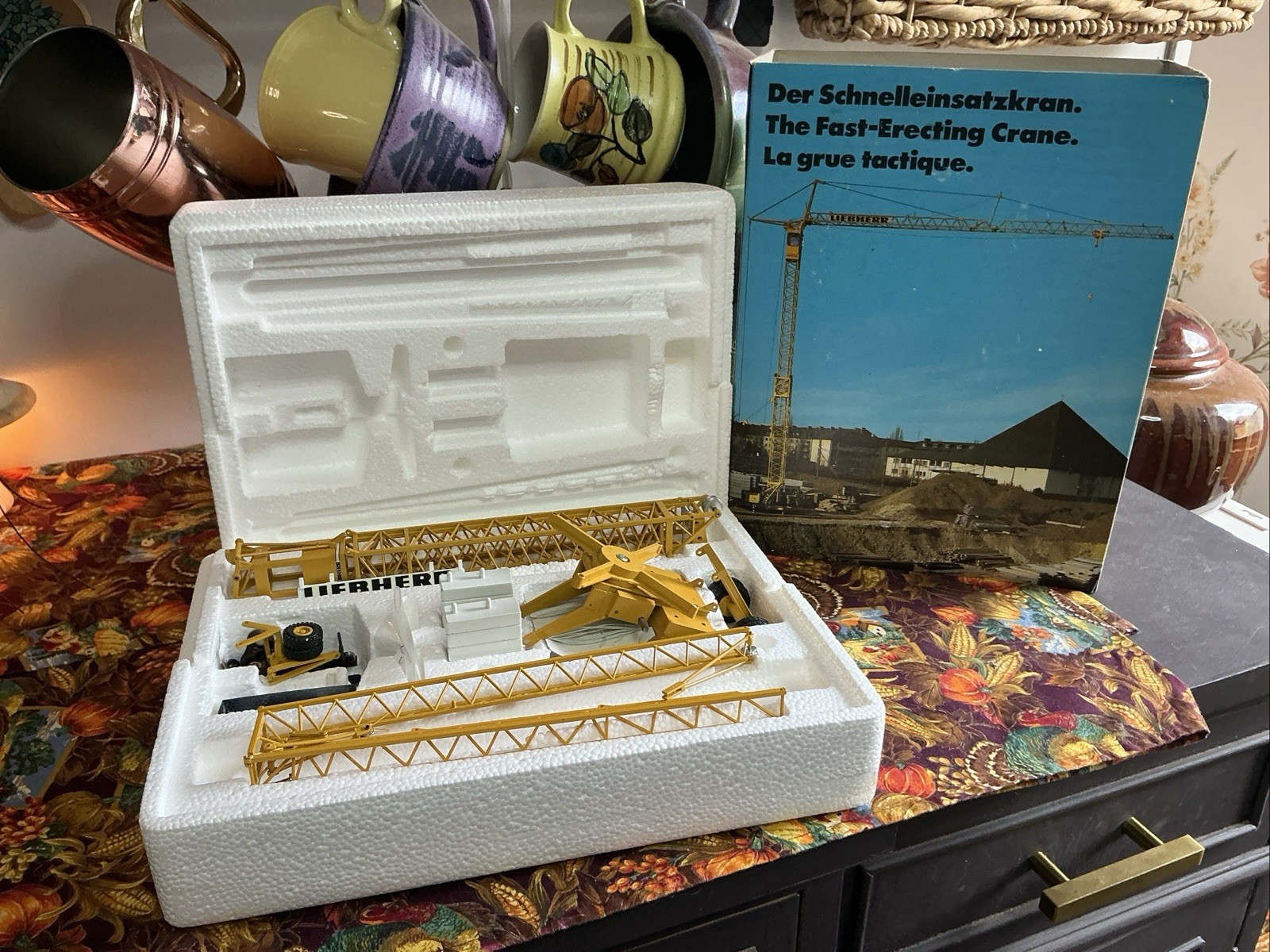 Conrad Construction Model 2021: Liebherr 21 K Fast Erecting Crane In Box/Sleeve