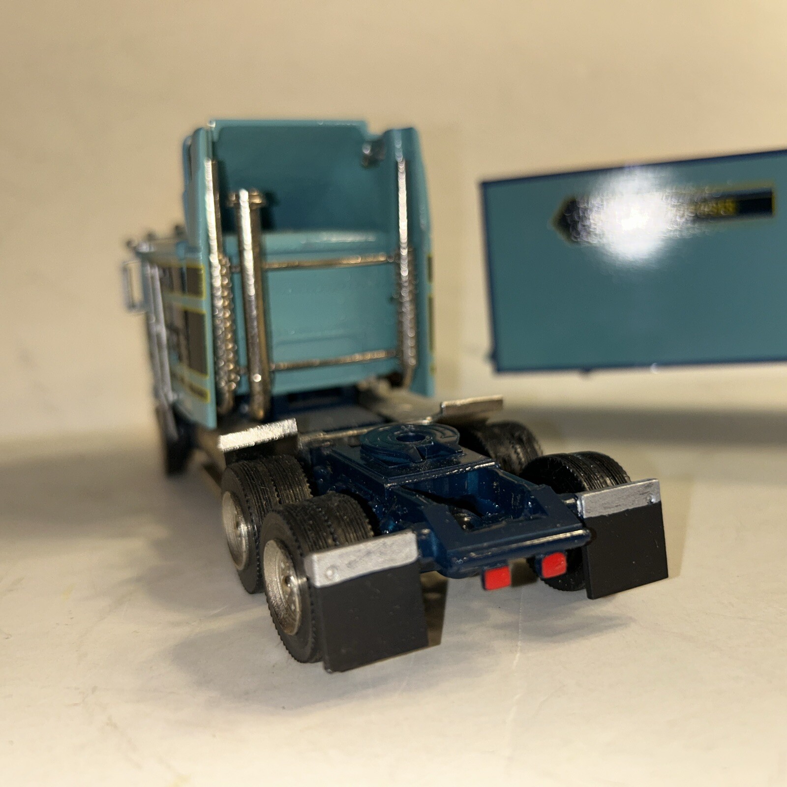 ASAM Smith Models Kenworth K100 Cabover with Van Trailer Werner Trucking