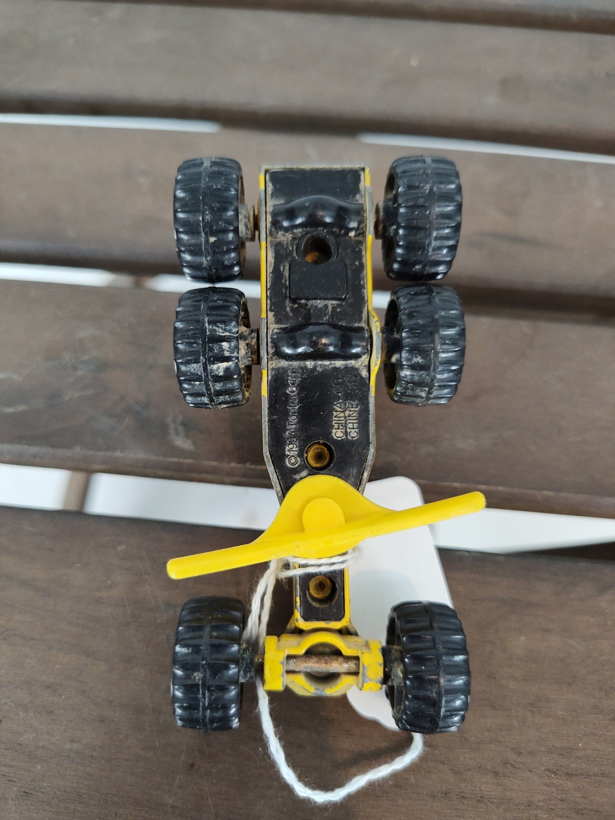 Vintage 1994 Tonka Road Grader Die Cast Construction Toy