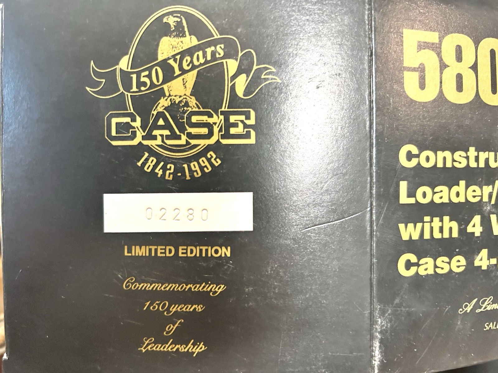 Conrad 1/35 Scale Case 580 Super K Loader Backhoe -Limited Gold Edition- #2934