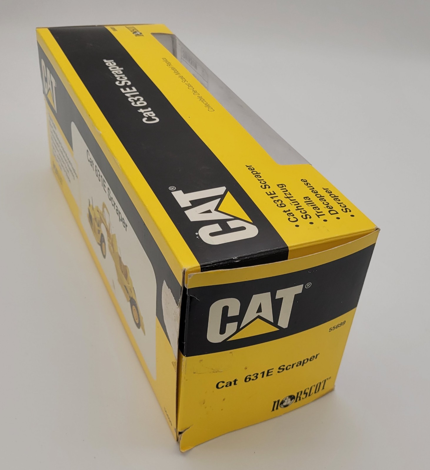 Norscot 55699 1:50 Caterpillar 631E Scraper Diecast VGC in Original Box 1998