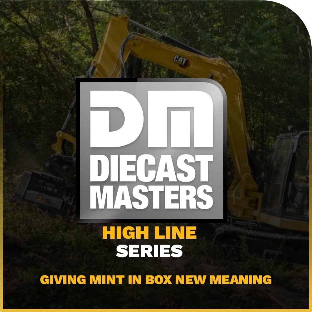 Mini Hydraulic Excavator 1/50 Diecast Model – CAT 309 CR, Work Tools, High Line
