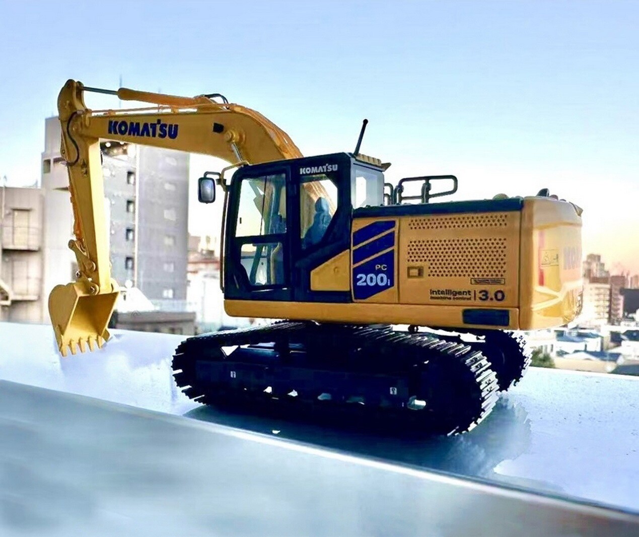 1/50 Scale KOMATSU PC200i-12 Hydraulic Excavator Diecast Model Toy Collection