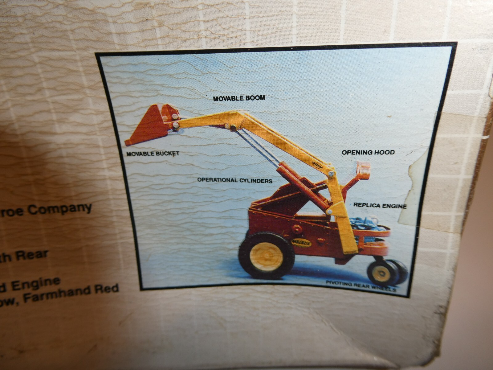 Melroe Bobcat M-200 Loader Clover 1:25 Scale Diecast Model #6722771 New 50 YEARS