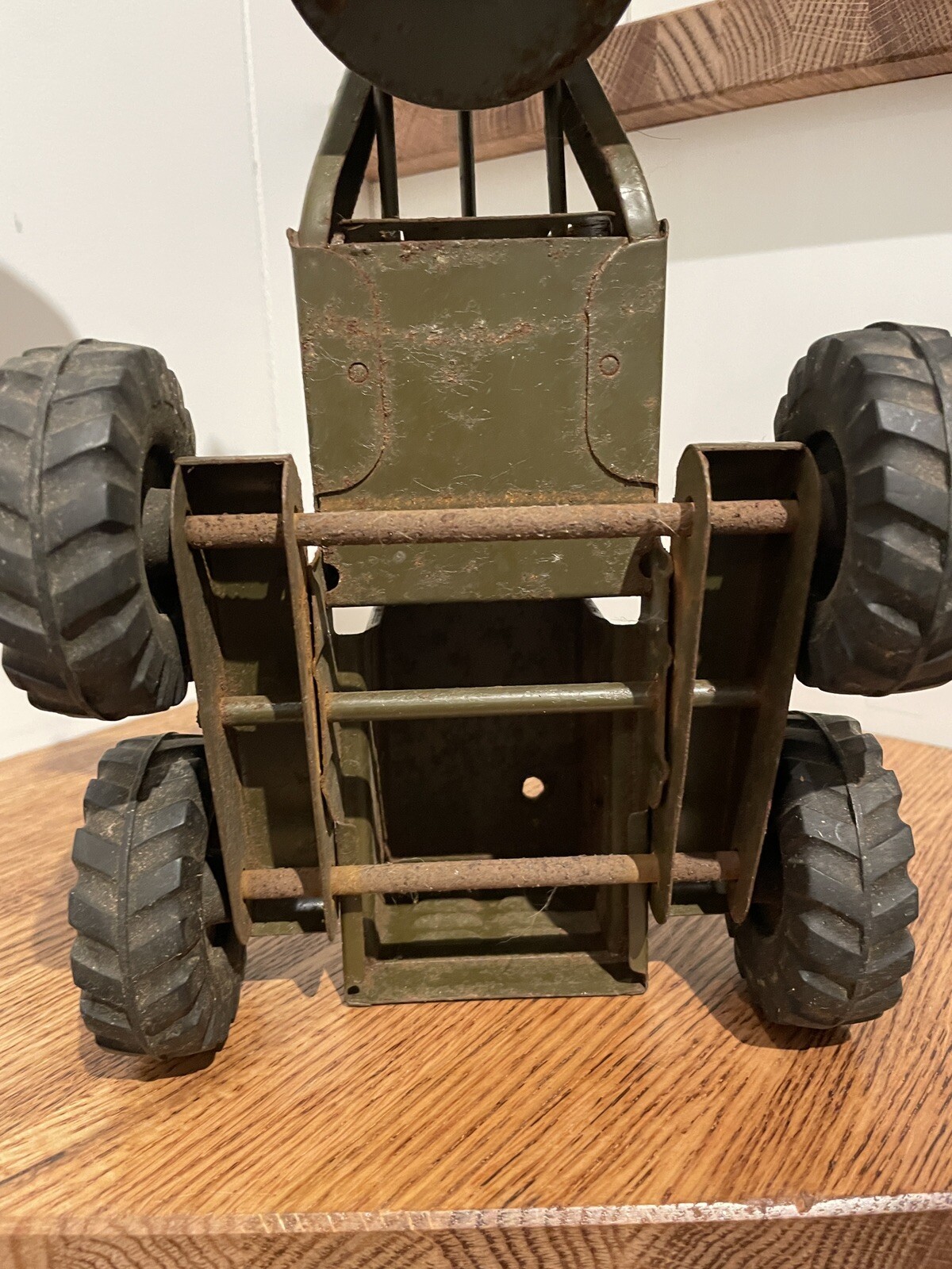 Vintage Tonka GR 2-2431 Army Green Bulldozer & Toys Caterpillar Grader Truck
