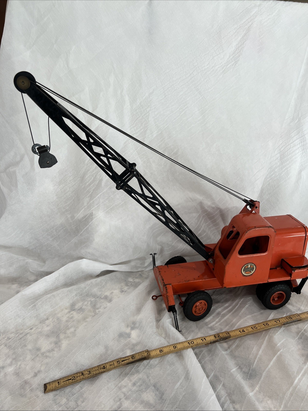 MODEL TOYS DOEPKE UNIT Excavator Crane Vintage 1950s Original Paint