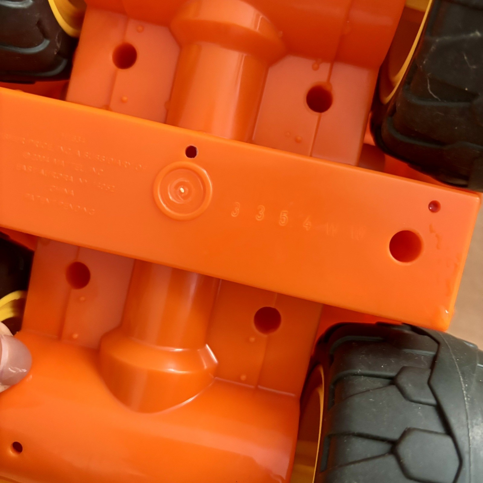 Vintage Fisher Price Tuff Rumblin Front End Loader Construction Truck 2004 14”