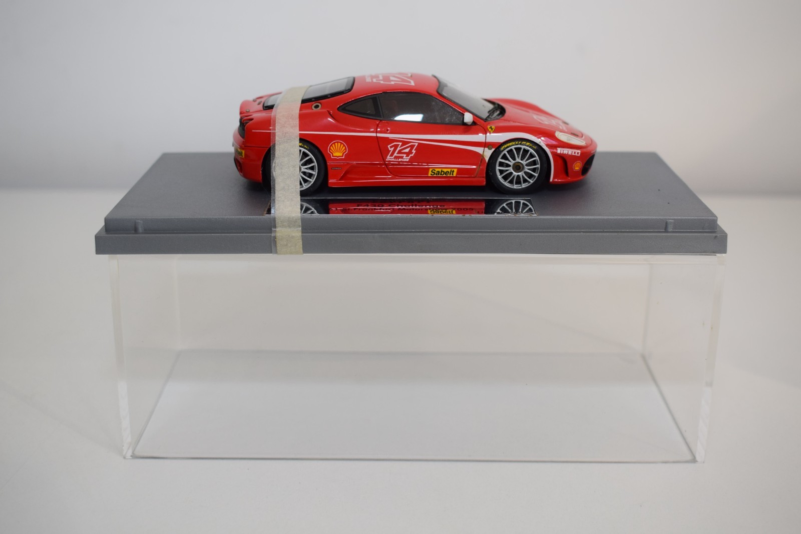 C10 1:43 BBR GASOLINE GAS10017 FERRARI F430 CHALLENGE FRANKFURT 2005 NMIB RARE!