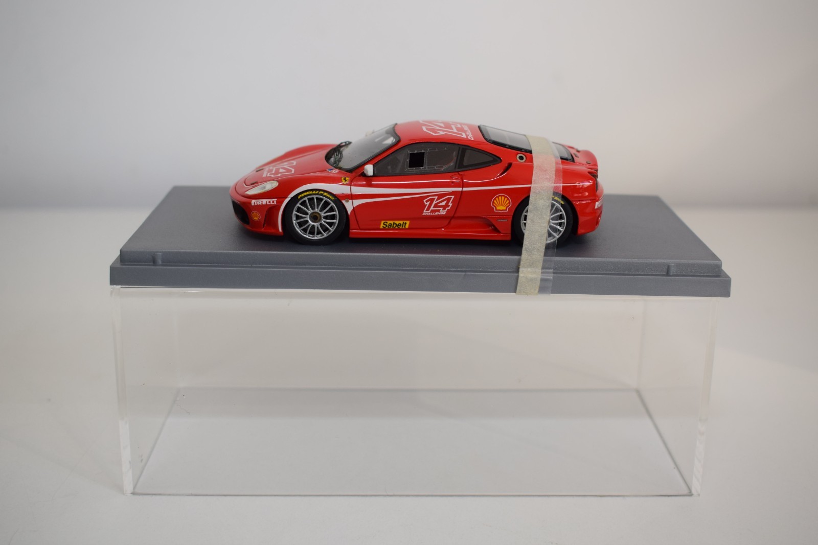 C10 1:43 BBR GASOLINE GAS10017 FERRARI F430 CHALLENGE FRANKFURT 2005 NMIB RARE!