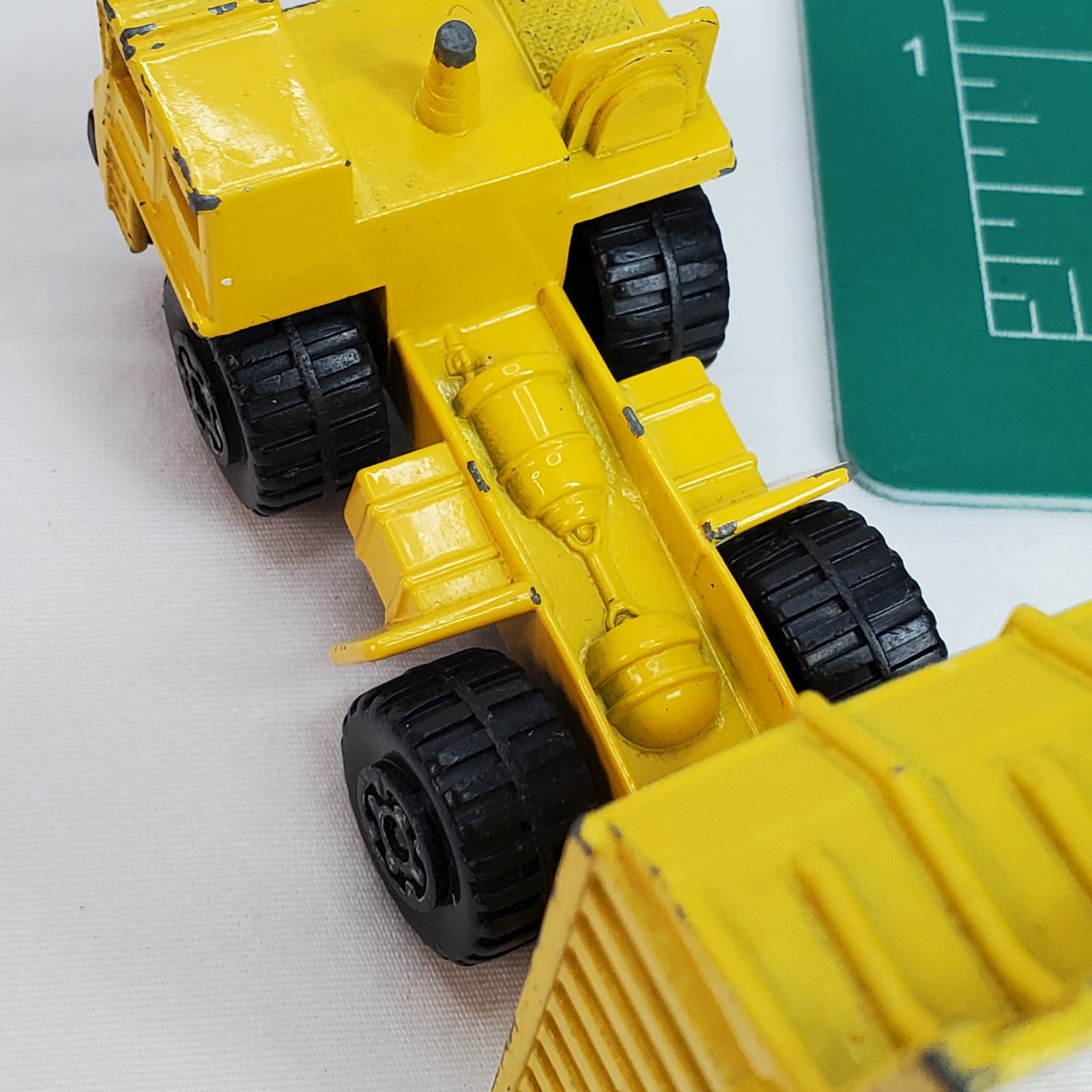 Vintage 1976 Matchbox Lesney Superfast #58 Faun Dump Truck Die-Cast Yellow ROUGH