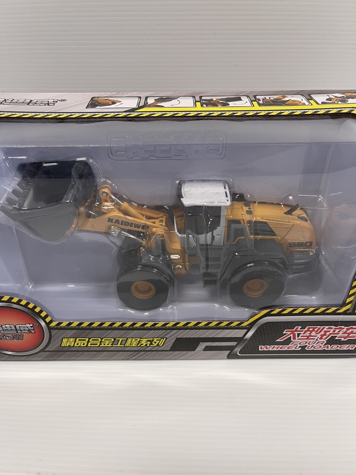 Wheel Fork Loader Model Forklift Crane Diecast Alloy Engineering Truck Kid Toy