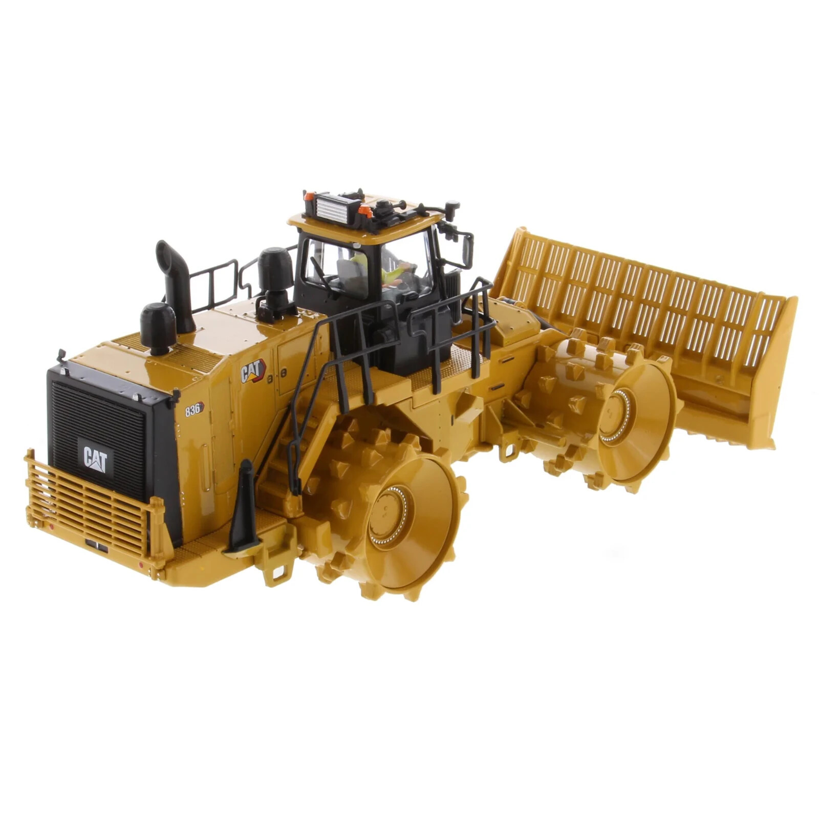 Caterpillar 836 Landfill Compactor 1:50 Scale Model – Diecast Masters 85763