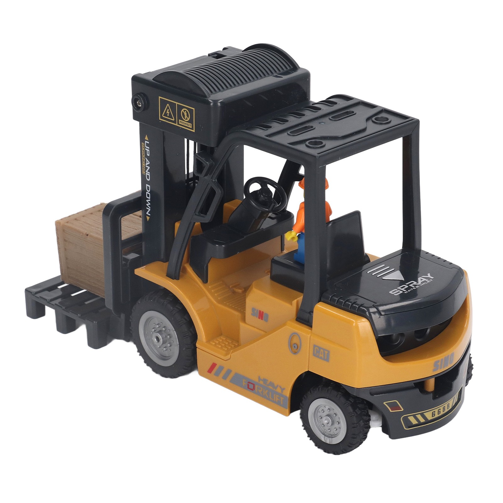 1:24 Remote Control Forklift Full Functional Sound And Light Alloy Forklift