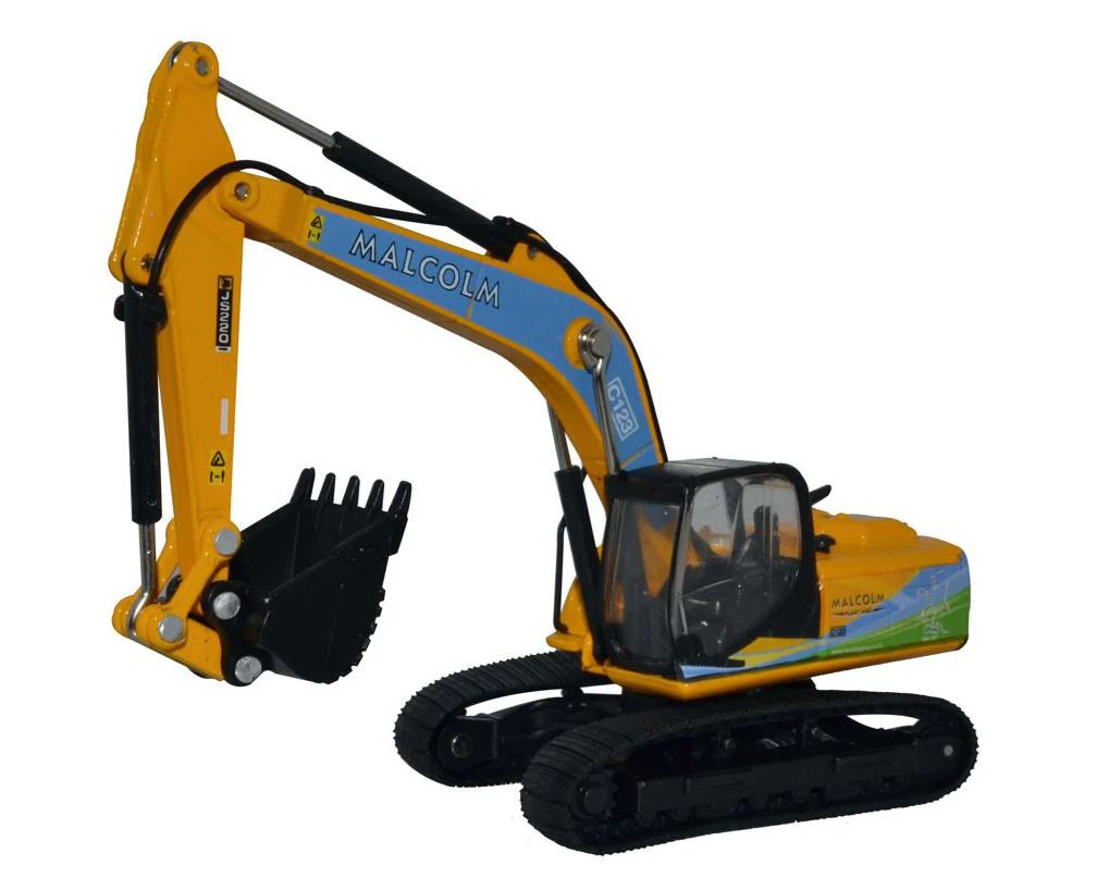 OXFORD DIECAST – JCB JS220 Crawler Excavator – W.H Malcolm – 1/76 – Oxf76J…