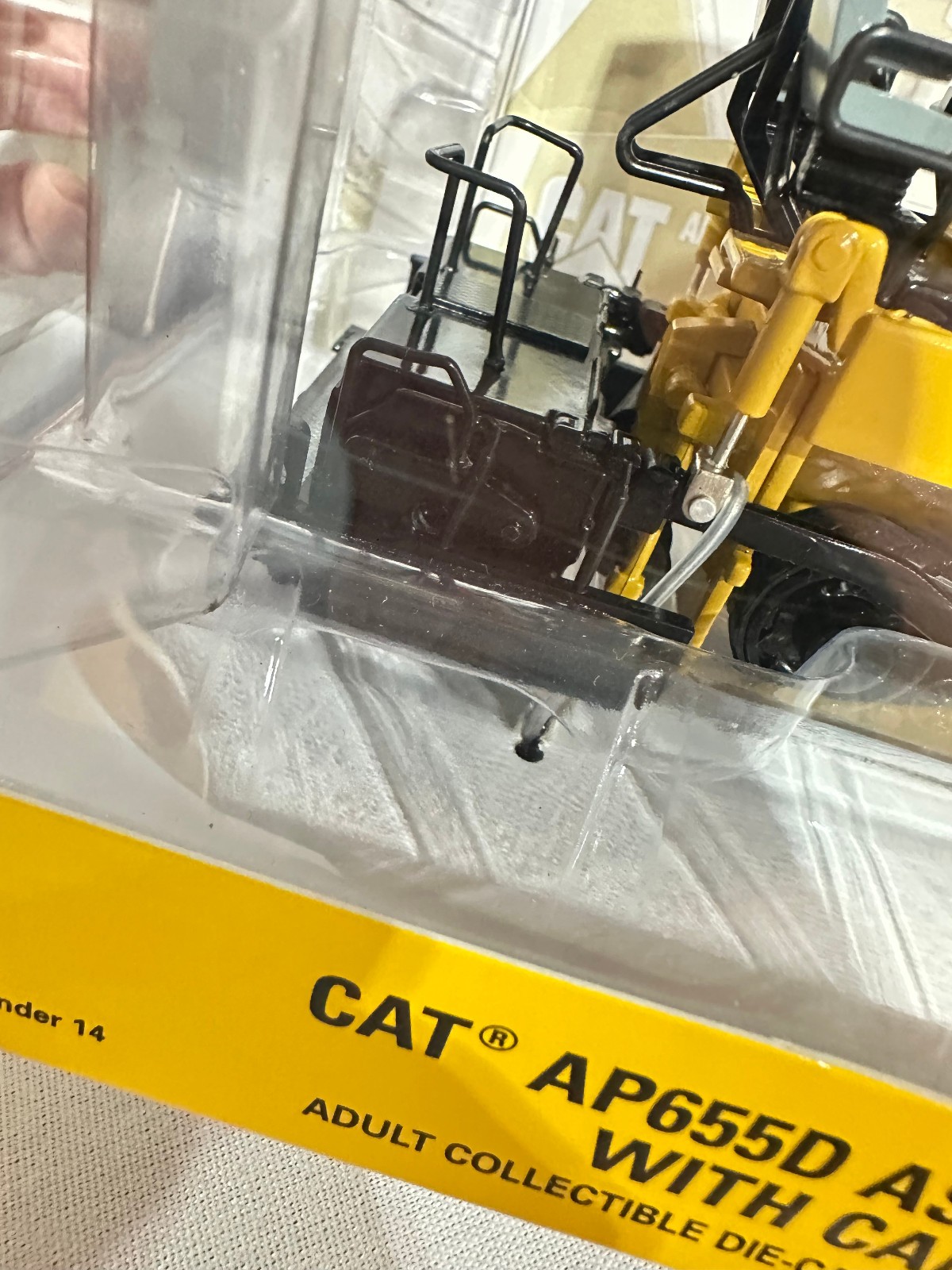 Caterpillar AP655D Asphalt Paver With Canopy By Norscot 1/50th Scale