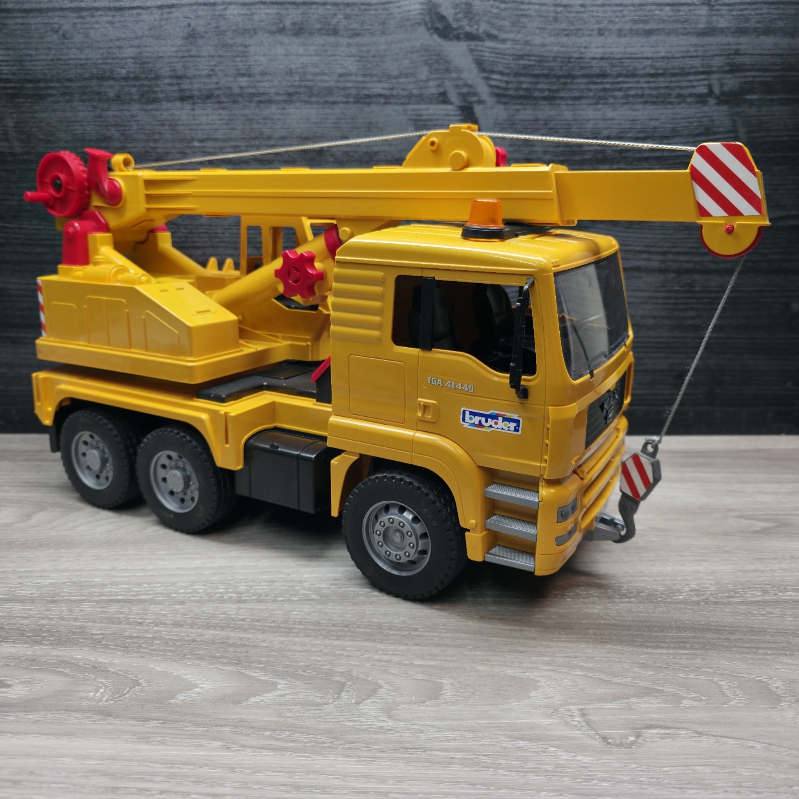 Bruder Man Tele Crane TC-4500 TGA 41.440 Construction building Toy GERMANY