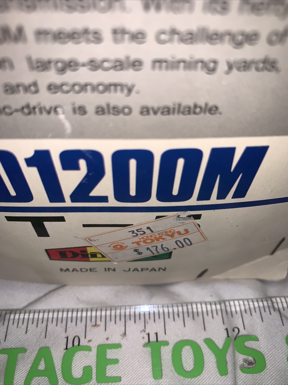 Komatsu HD1200M Dump Truck 1/50 Diapet Yonezawa T-5 Made In Japan BOX INCLUDED!