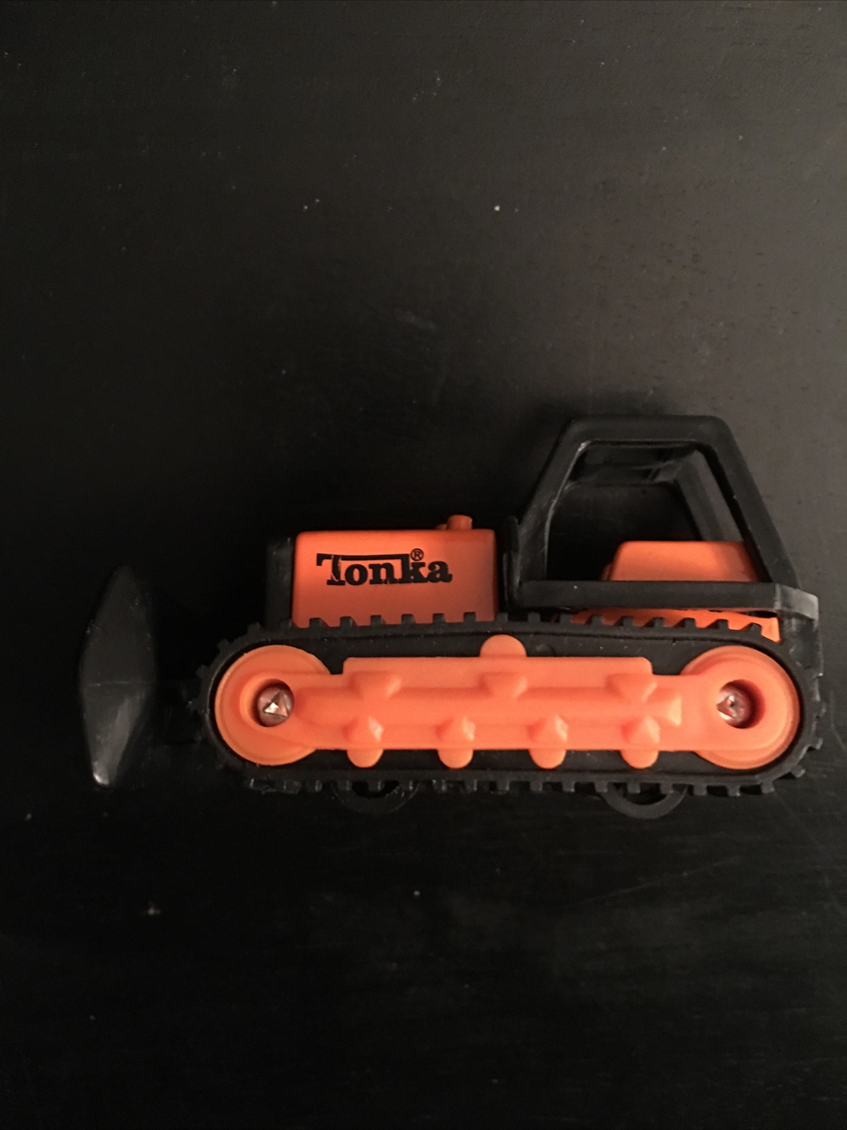 2003 McDonald’s Kids Meal Toy TONKA Mini Bulldozer Orange