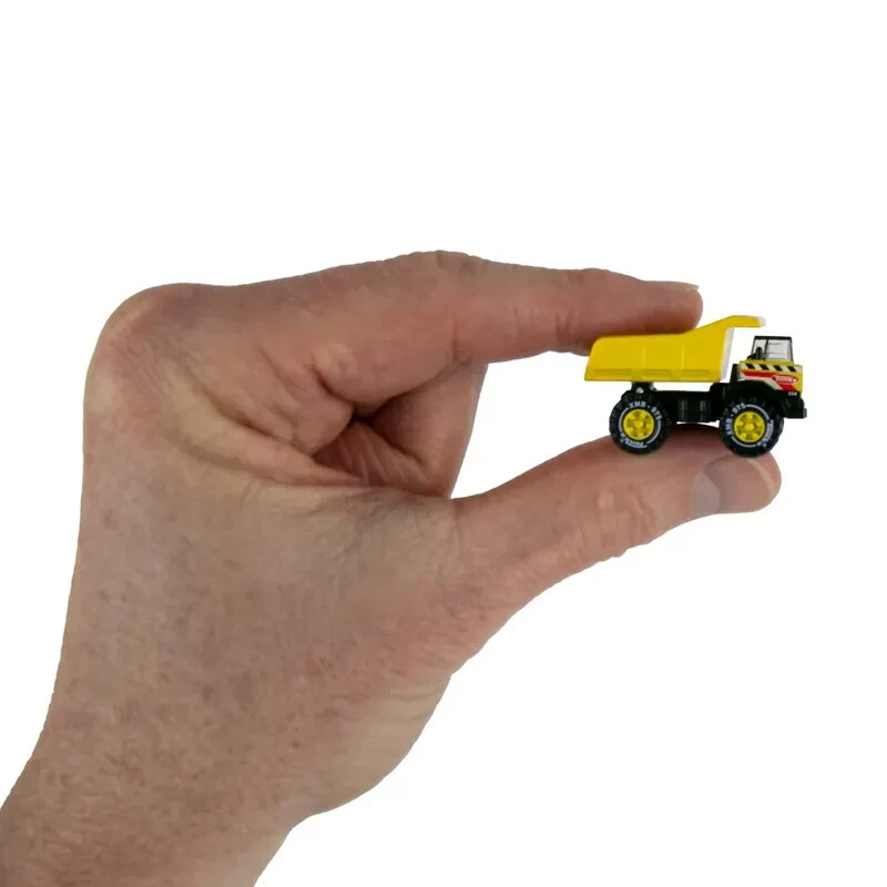 LOT of 12 – World’s Smallest Mini TONKA Mighty Dump Truck Miniature Micro Toy