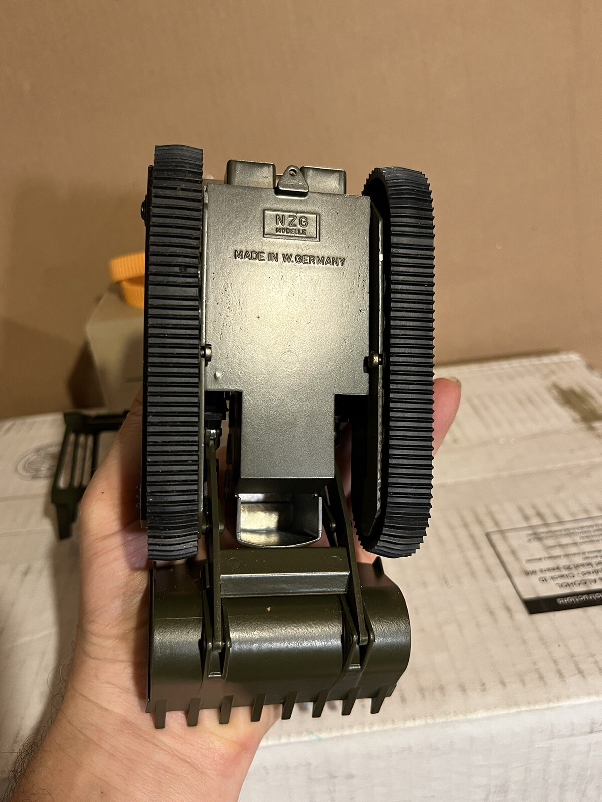 RARE NZG Caterpillar 941 Track-Type Loader Military Green W/ Orange Tracks