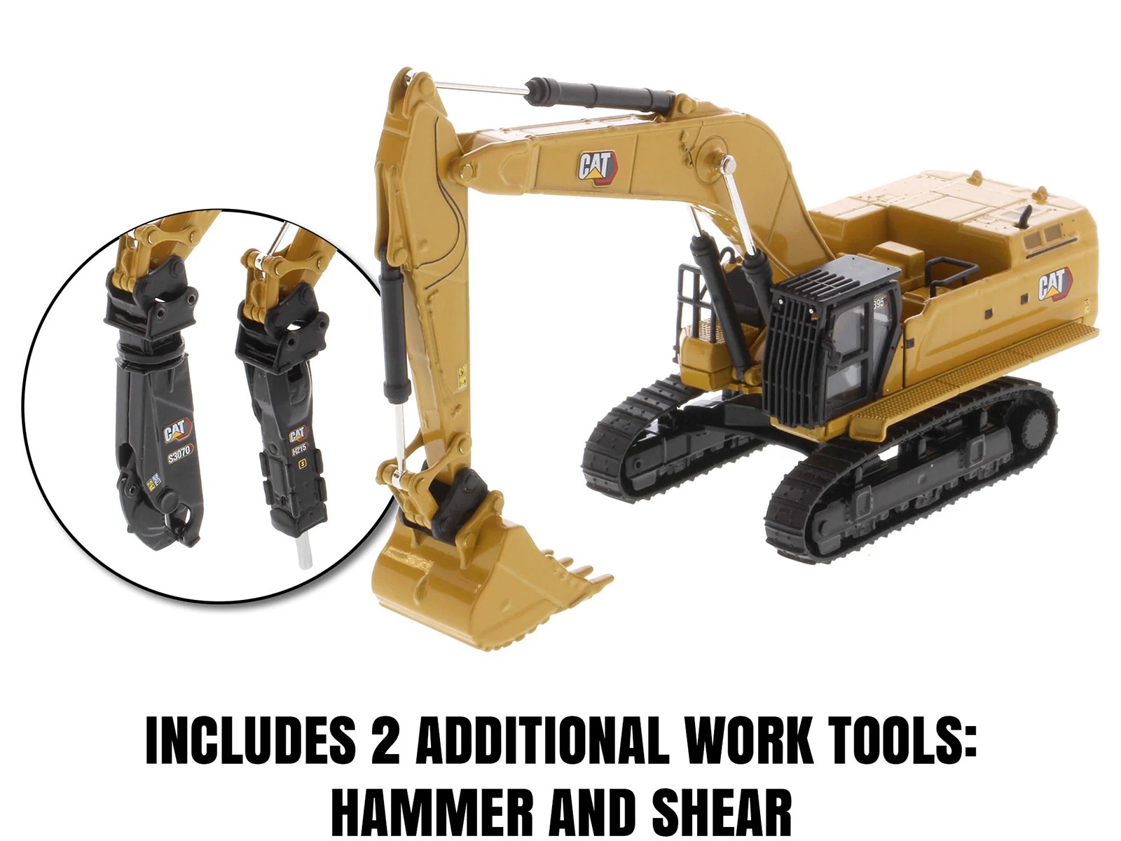 CAT Caterpillar 395 Next Generation Hydraulic Excavator Yellow High Line Series