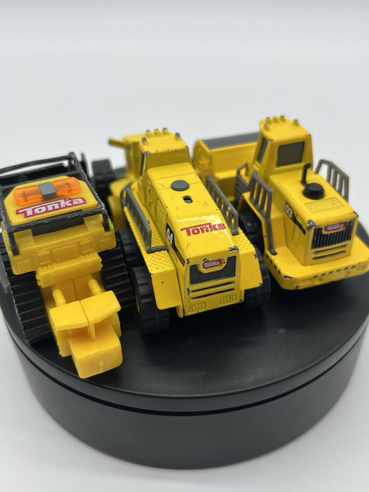 Lot of 3 Tonka Real Tough 2016 Diecast Construction Crew Road Equipment 1:64