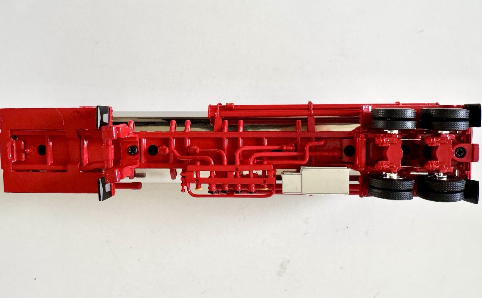 DCP FIRST GEAR 1/64 CHROME AND RED HEIL FUEL GAS TANKER SEMI TRAILER ONLY