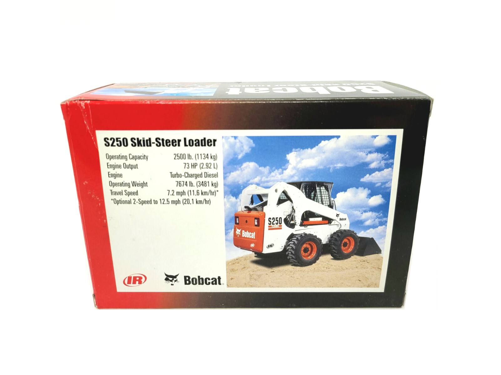 Bobcat S250 Skid-Steer Loader – Wan Ho 1:25 Scale Diecast Model #6901787 New