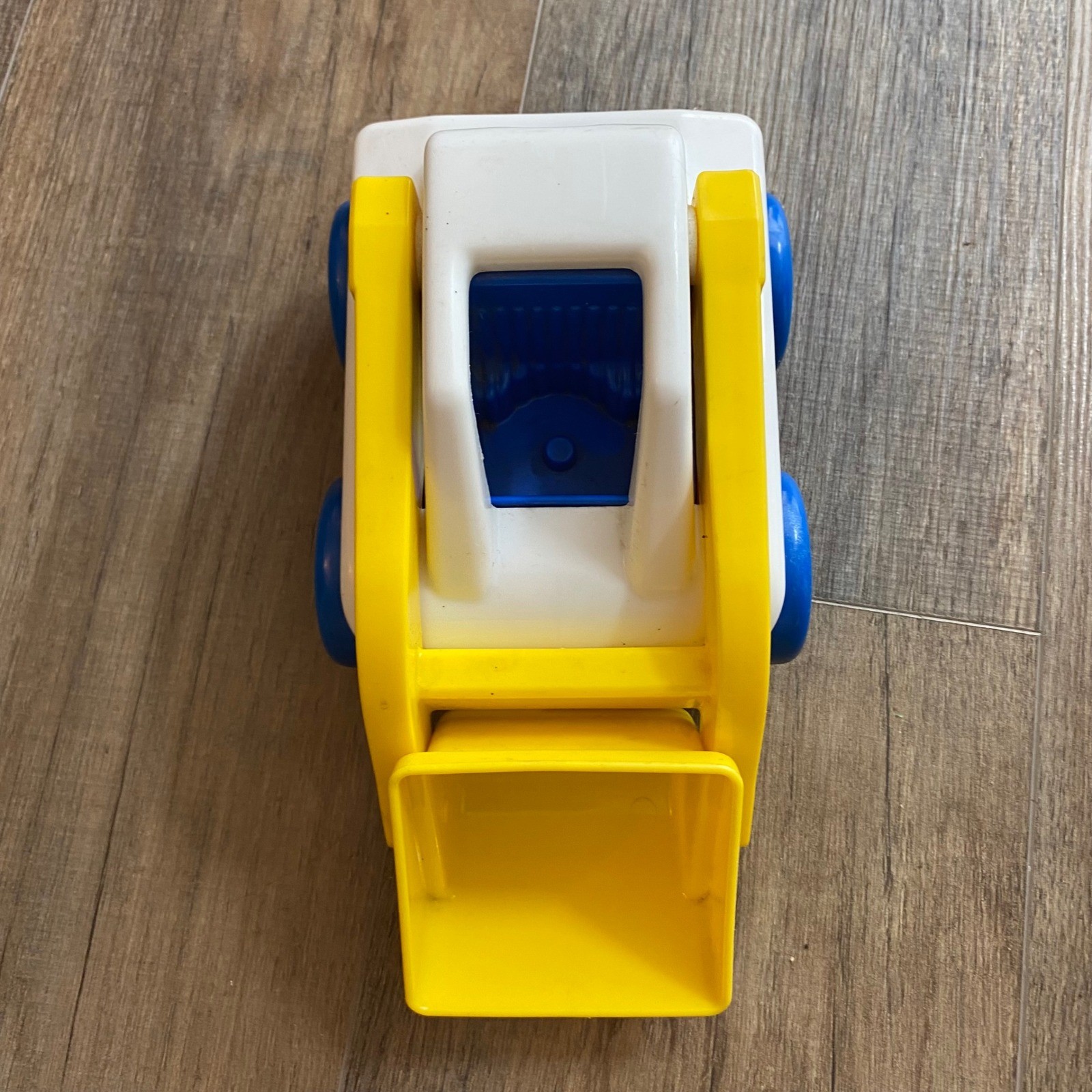 Little Tikes Vintage Excavator Digger Toy Truck Yellow Orange Blue USA Made