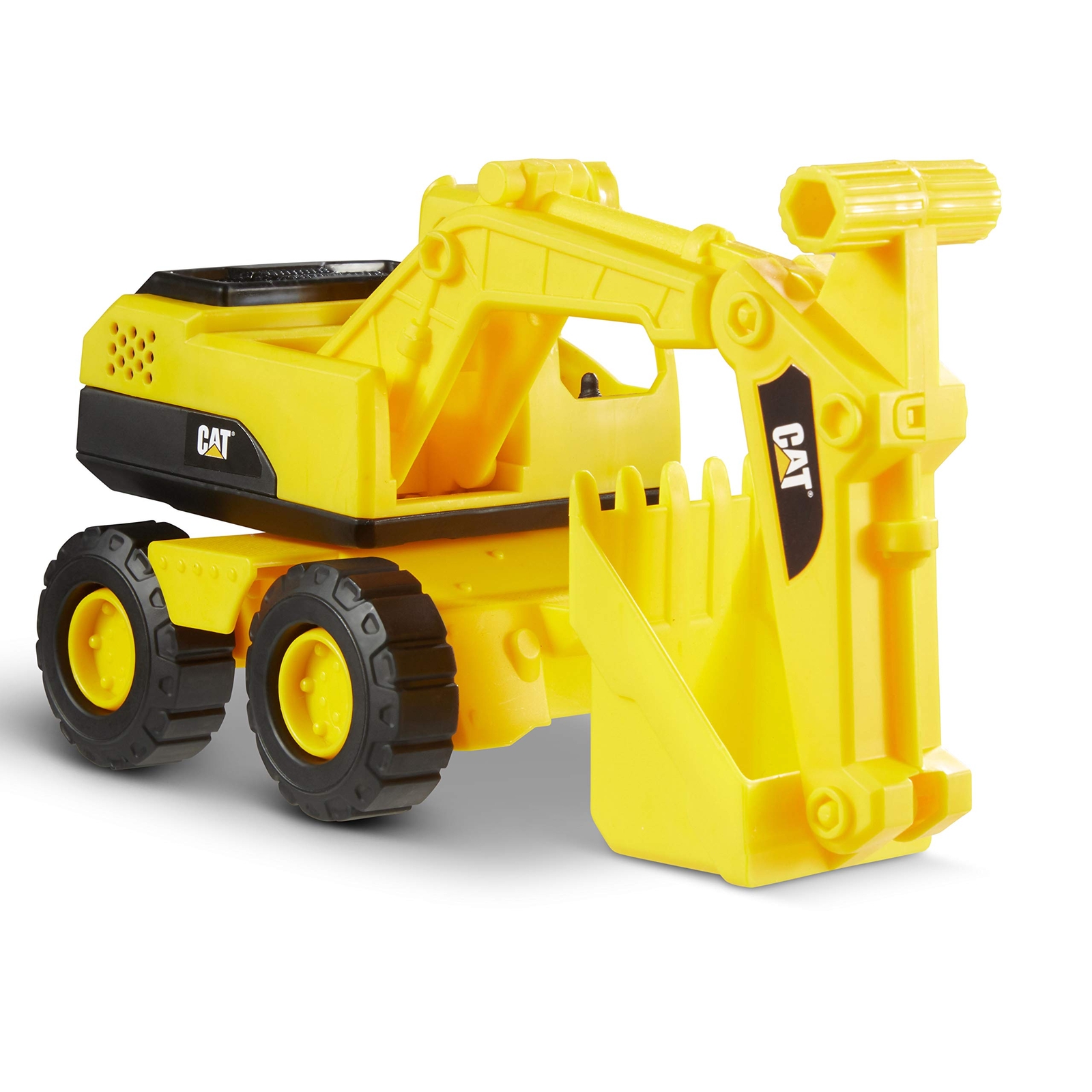 Cat Construction Toy Excavator with Articulated Parts 10 Inch Indoor Outdoor Fun