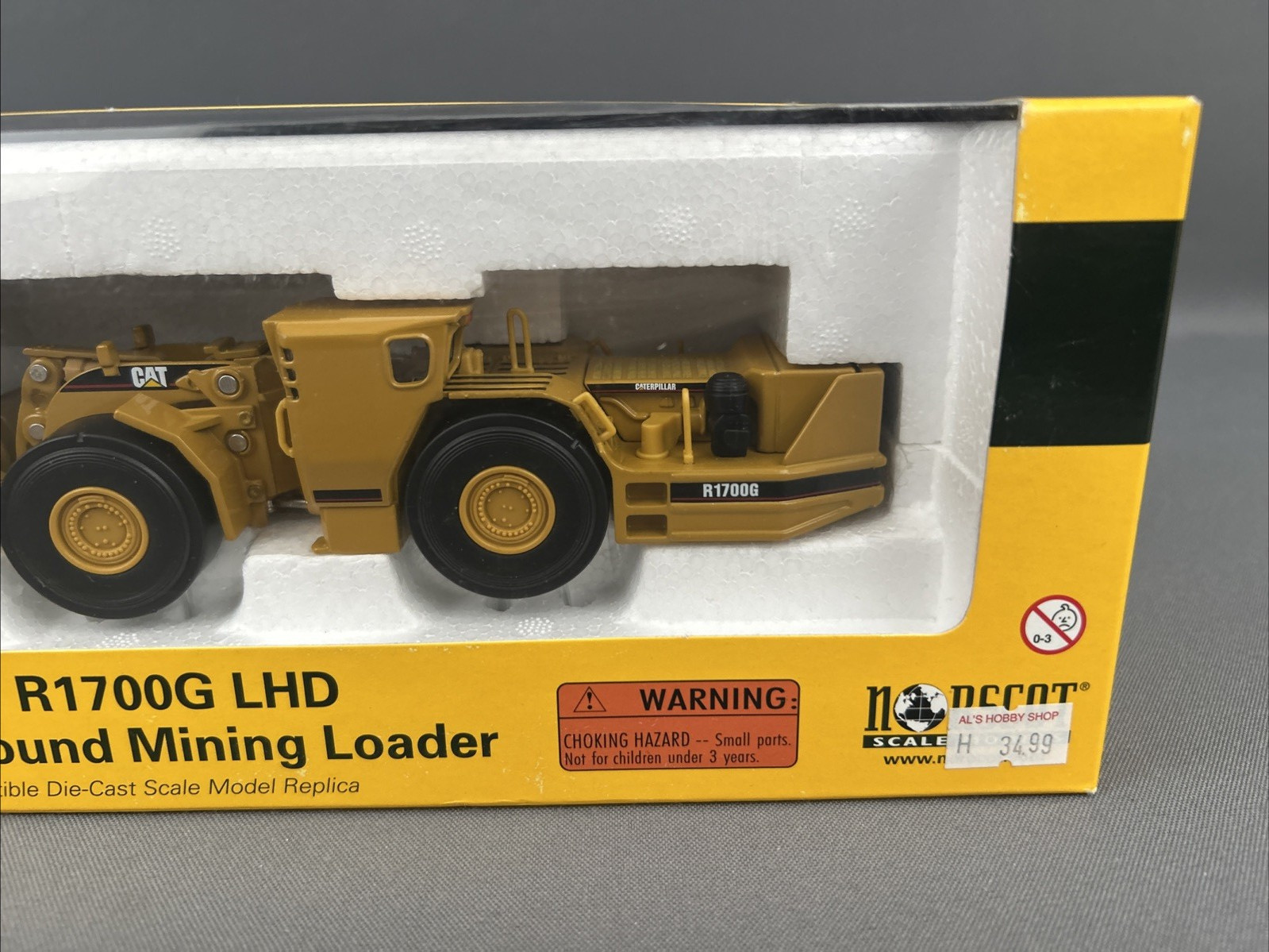 Norscot 1/50 Scale CAT R1700G LHD Underground Mining Loader Diecast #55140 NIB