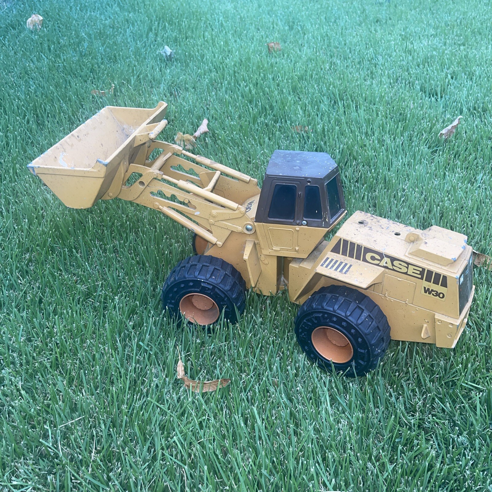 VINTAGE ERTL CASE W30 WHEEL FRONT LOADER DIECAST CONSTRUCTION Metal Toy !