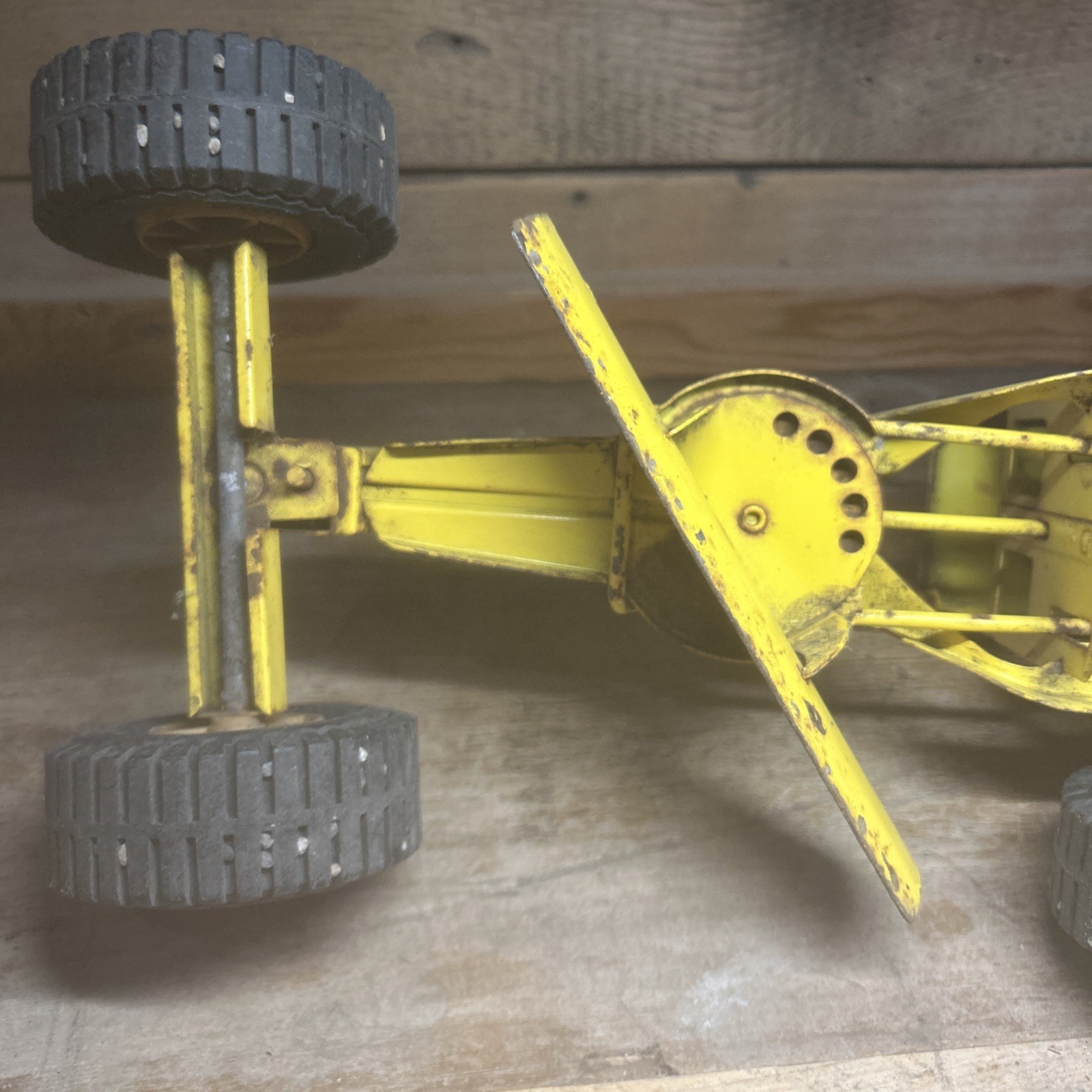 Vintage Tonka Road Grader 1960s Pressed steel, USA made, Classic and collectible