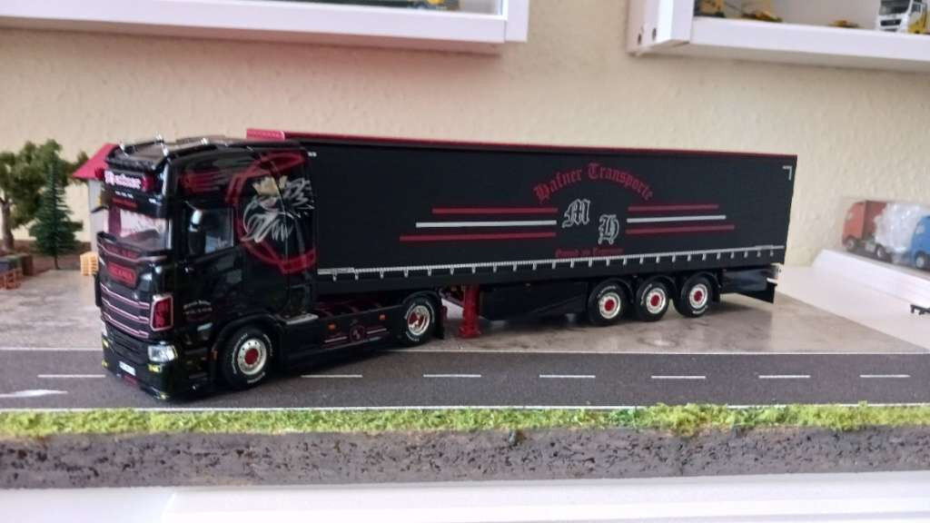 WSI 1/50 Scania Hafner transport SUPER RARE MODEL only 100 released! Brand New!