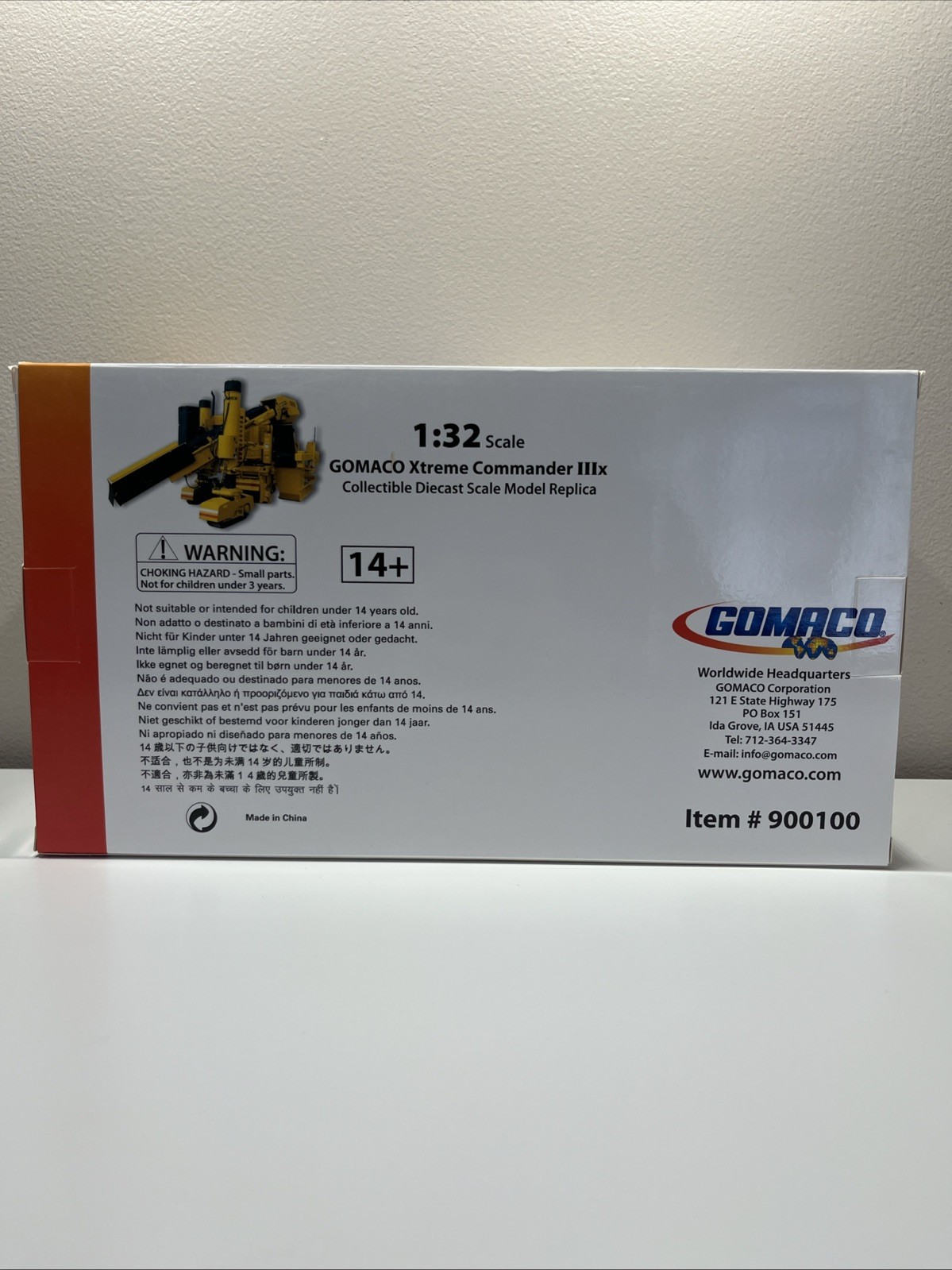 GOMACO COMMANDER IIIx 1/32 Concrete Paver model 900100