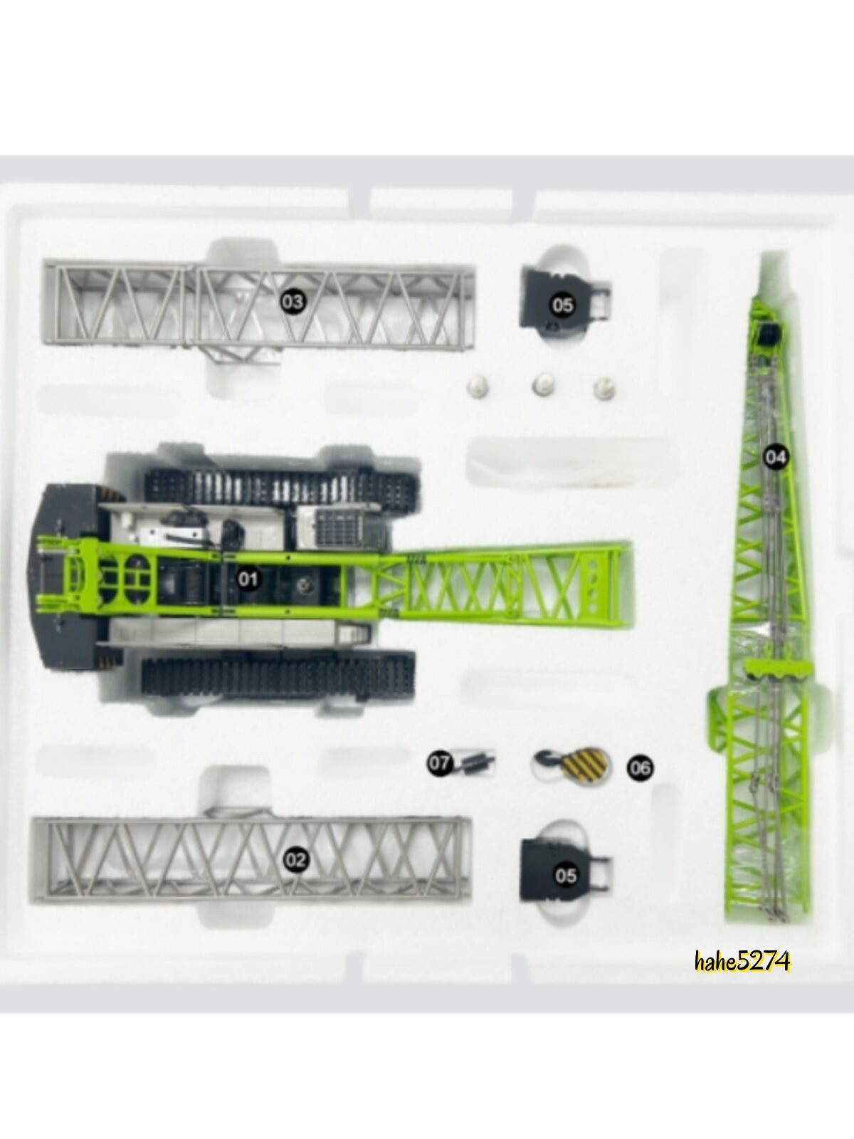 Zoomlion ZCC1000V 1:50 Scale Crawler Crane Engineering Vehicle Diecast Model
