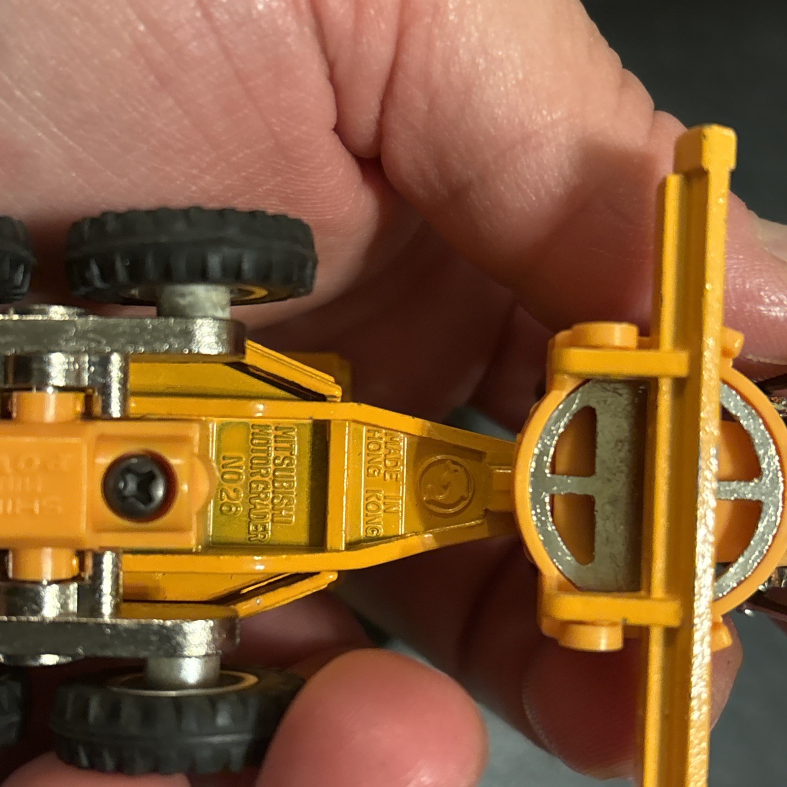 1978 Shinsei Mini Power 1/68 Mitsubishi Hydraulic Motor Grader No. 26