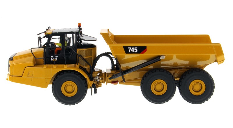 DIECAST MASTERS – CATERPILLAR 745 Driver Articulated Dumper – 1/50 – DC…