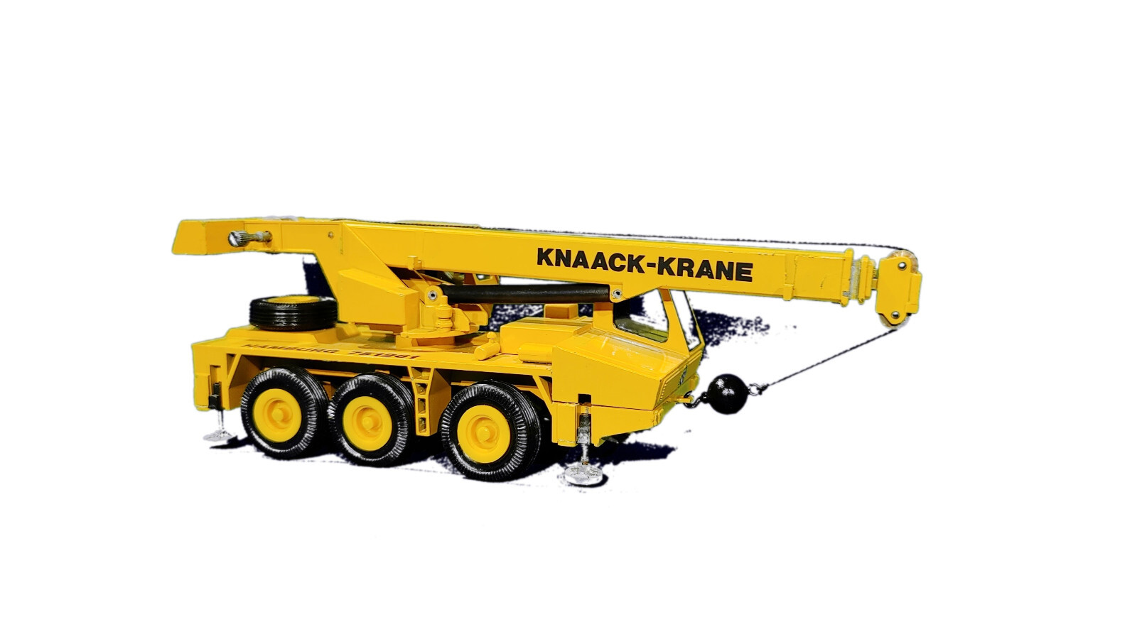 NZG 283.1K Krupp Knaack-Krane 3-Axle Hydraulic Mobile Crane 1/50 Die-cast LN