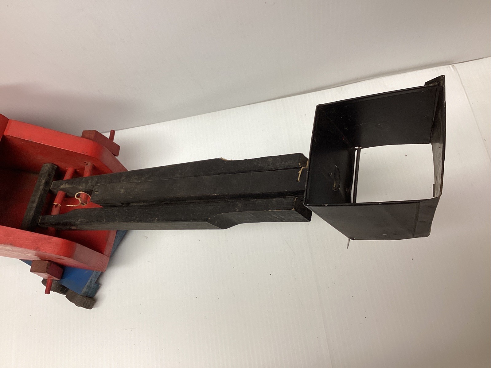 Antique 1940s Tick Tock Toys Wood & Metal Fairlawn Excavating Co. Steam Shovel