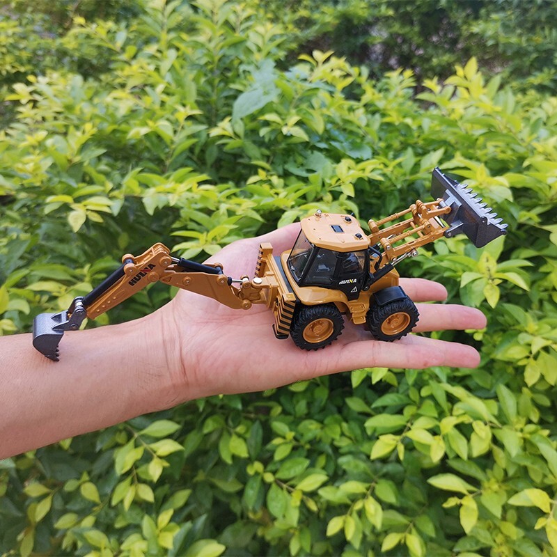 EXCAVATOR DIGGER, TRACTOR Huina Toy Model Diecast Vehicle Truck Construction NEW