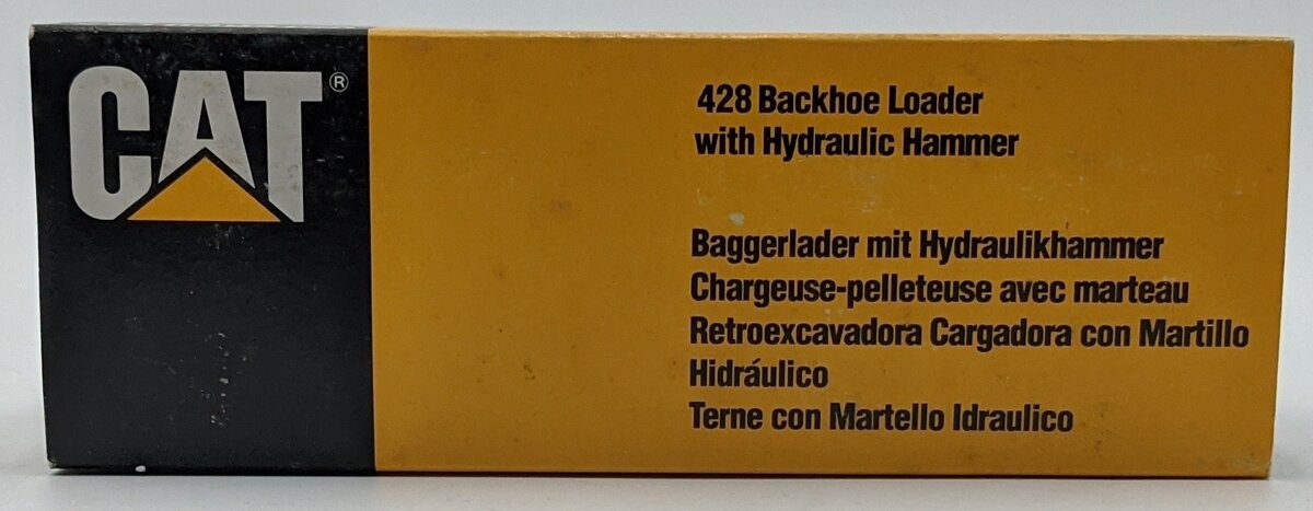NZG 378/1 1:50 Caterpillar 428 Backhoe W/Hammer/Box