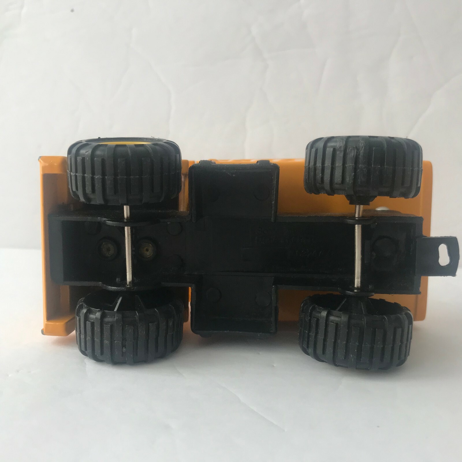 SOMA Mighty Wheels Dump Truck Front End Loader Construction Yellow Metal Plastic