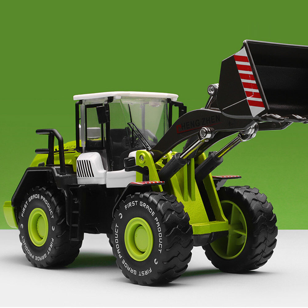 8.3″ Loader Tractor Bulldozer Construction Vehicle Diecast Model Toy Truck Green