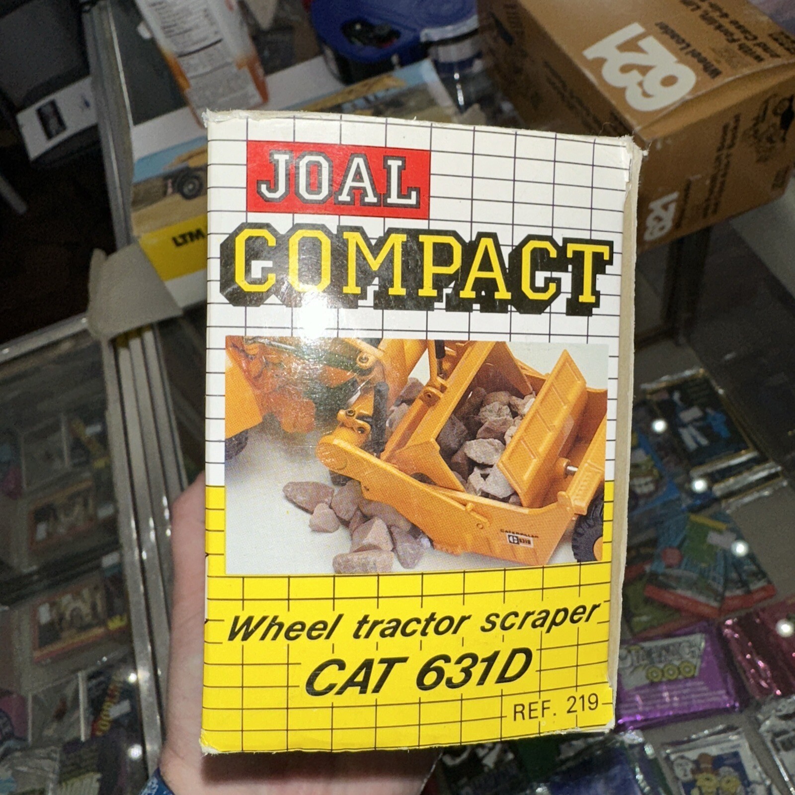 Joal #219 Diecast, CAT 631D Motor Scrapper – 1:70 Caterpillar Compact Die Cast