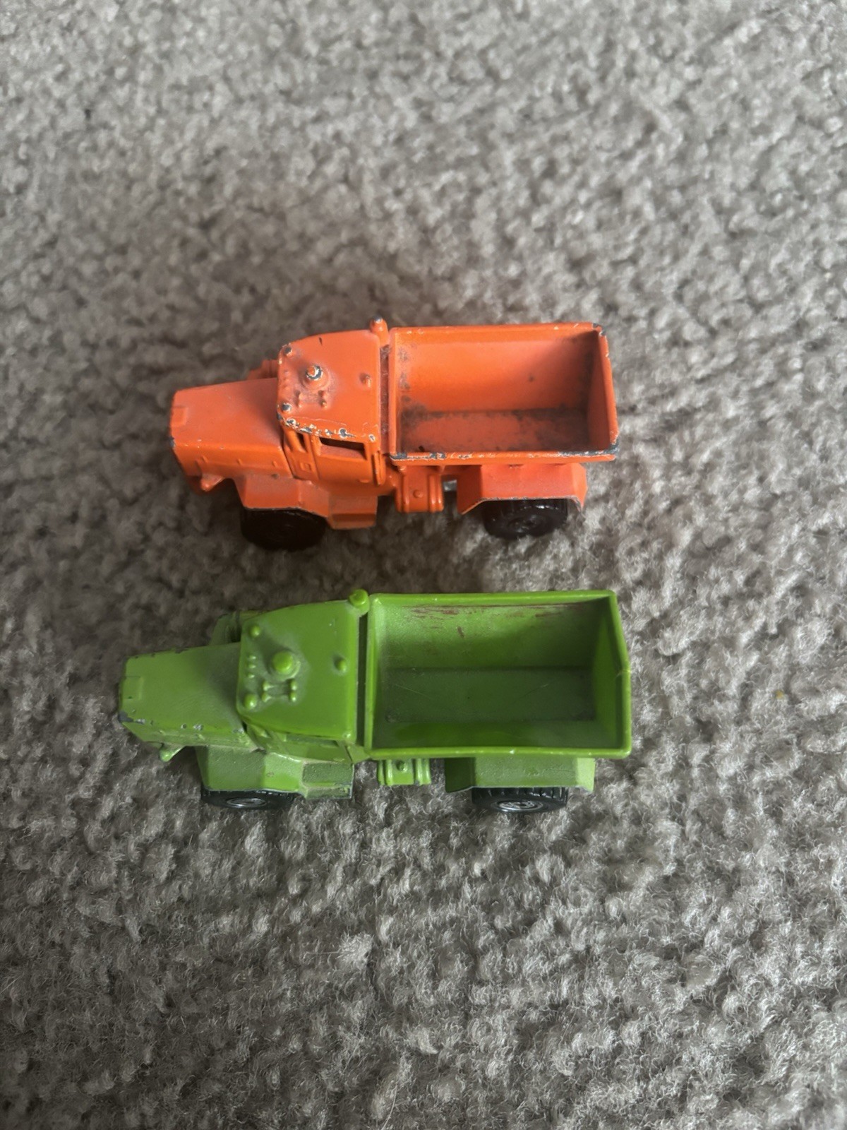 2 vintage 1980’s Hot Wheels dump trucks