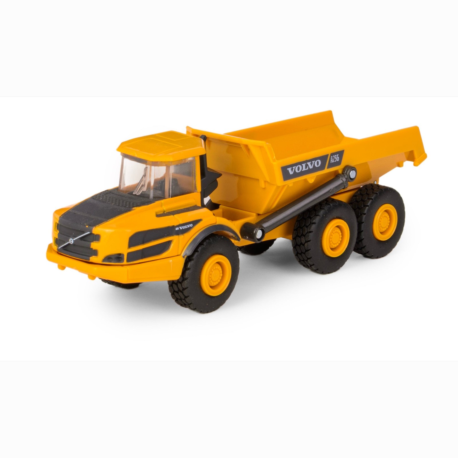 NEW RAY VOLVO A25G DUMP TRUCK YELLOW DIE CAST METAL MODEL NEW IN BOX
