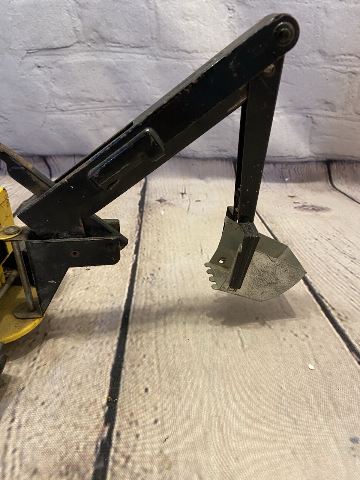 Vintage Tonka Trencher Backhoe Loader Pressed Steel